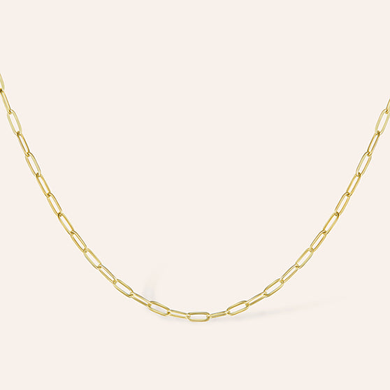 Gouden schakelketting dames – Chain Story van Amberz