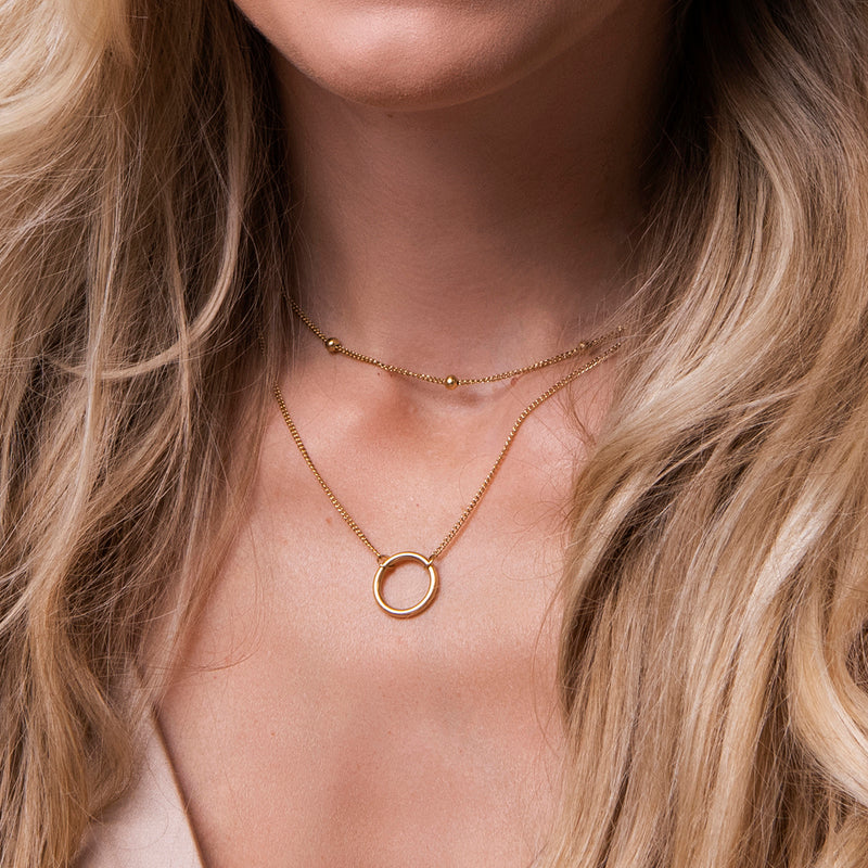 Gouden ketting dames, ketting goud, schakelketting goud, gouden ketting 14k, gouden dubbele ketting