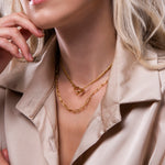 Gouden ketting dames, ketting goud, schakelketting goud, gouden ketting 14k, gouden dubbele ketting