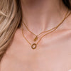 Gouden ketting dames, ketting goud, schakelketting goud, gouden ketting 14k, gouden dubbele ketting