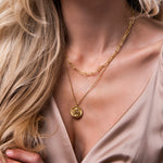 Gouden ketting dames, ketting goud, schakelketting goud, gouden ketting 14k, gouden dubbele ketting