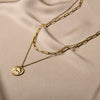 Gouden ketting dames, ketting goud, schakelketting goud, gouden ketting 14k, gouden dubbele ketting