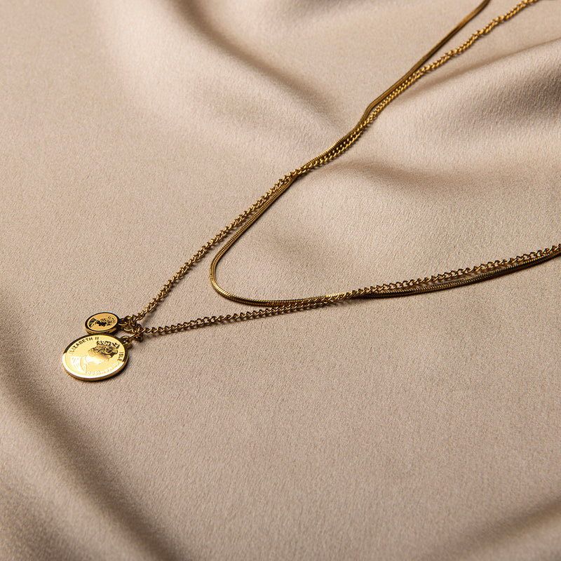 Gouden ketting dames, ketting goud, schakelketting goud, gouden ketting 14k, gouden dubbele ketting