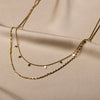 Gouden ketting dames, ketting goud, schakelketting goud, gouden ketting 14k, gouden dubbele ketting