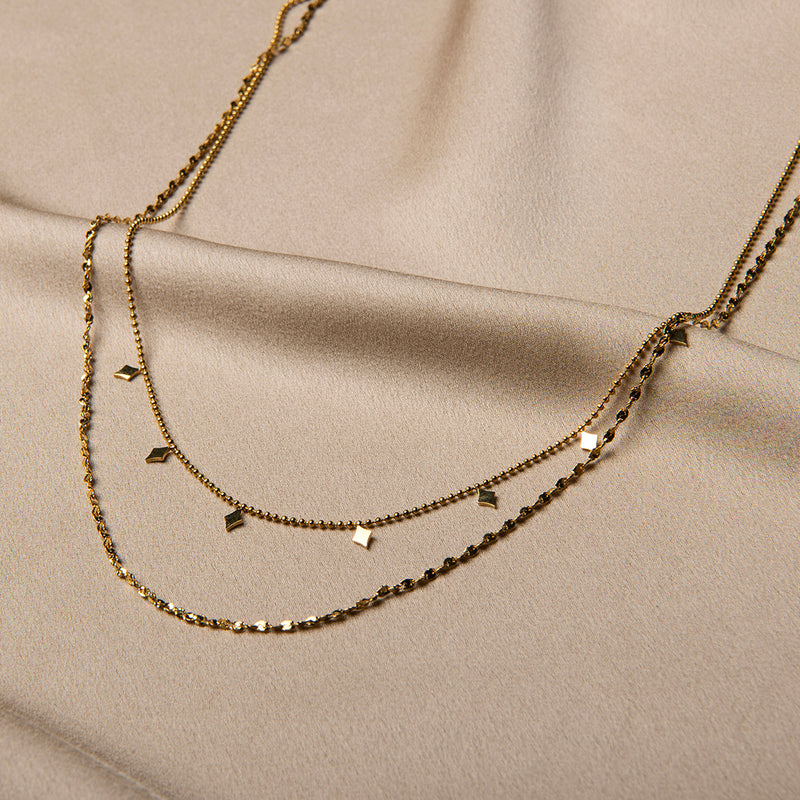 Gouden ketting dames, ketting goud, schakelketting goud, gouden ketting 14k, gouden dubbele ketting