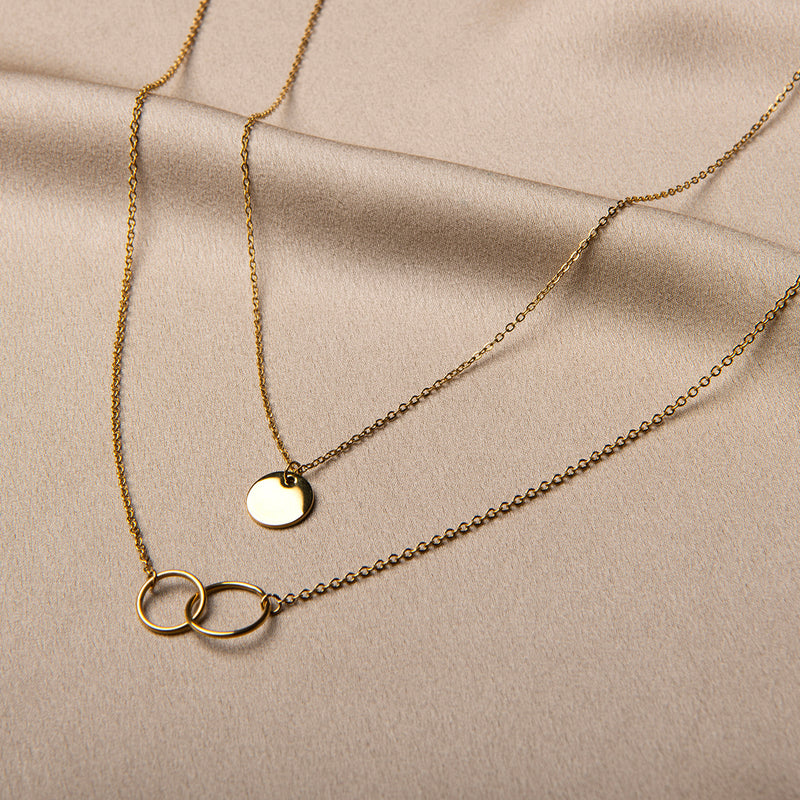 Gouden ketting dames, ketting goud, schakelketting goud, gouden ketting 14k, gouden dubbele ketting