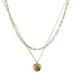 Gouden ketting dames, ketting goud, schakelketting goud, gouden ketting 14k, gouden dubbele ketting