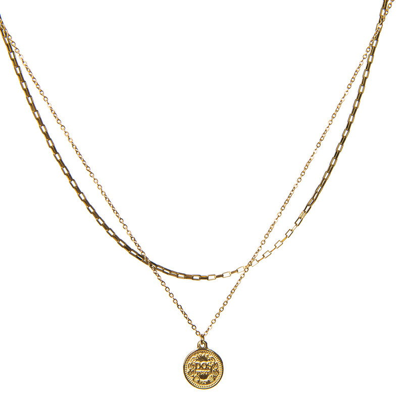 Gouden ketting dames, ketting goud, schakelketting goud, gouden ketting 14k, gouden dubbele ketting