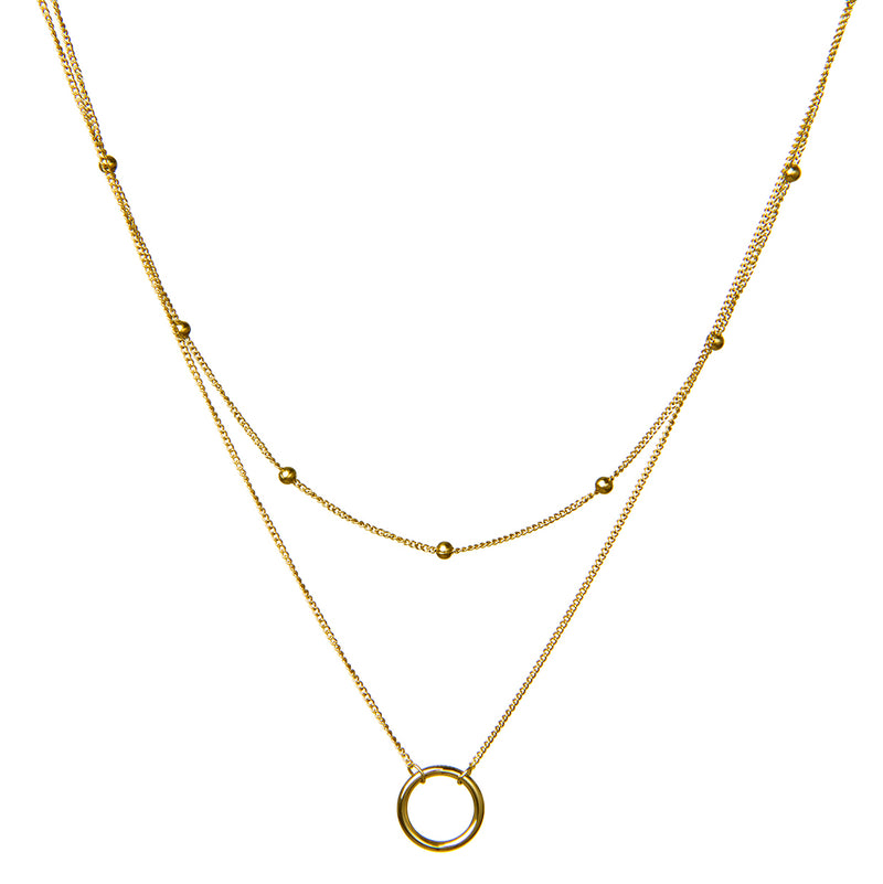 Gouden ketting dames, ketting goud, schakelketting goud, gouden ketting 14k, gouden dubbele ketting