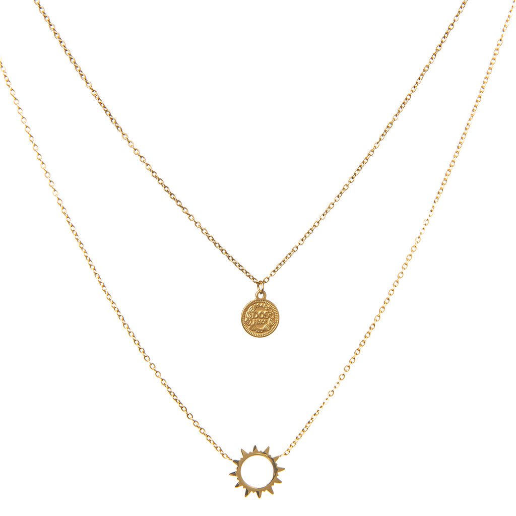 Gouden ketting dames, ketting goud, schakelketting goud, gouden ketting 14k, gouden dubbele ketting